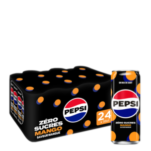 Pepsi Mango Zéro Sucres 24x33cl