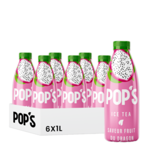 Pop’s Thé Glacé Fruit du Dragon 6x1L