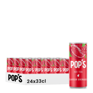 Pop’s Thé Glacé Grenade 24x33cl