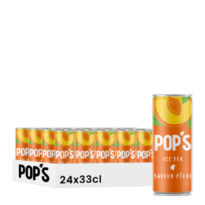 Pop’s Thé Glacé Pêche 24x33cl
