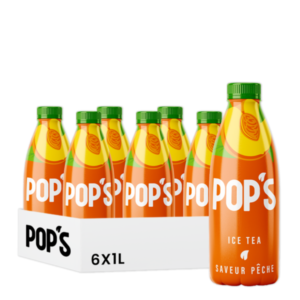 Pop’s Thé Glacé Pêche 6x1L