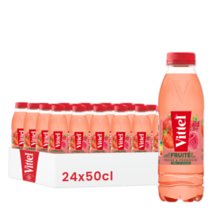 Vittel Fruité saveur Fraise & Framboise 24x50cl
