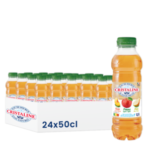 Cristaline Pêche Pomme Poire 24x50cl