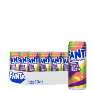 Fanta Tutti Frutti sans sucres 12x33cl