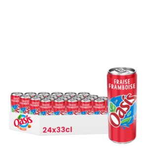 Oasis Fraise Framboise 24x33cl