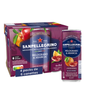San Pellegrino Melograno & Arancia 24x33cl