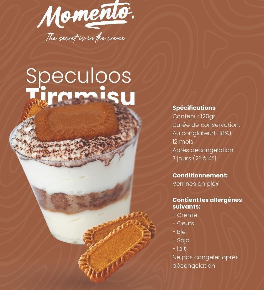 Tiramisu Spéculoos 120g