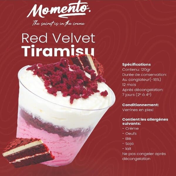 Tiramisu Red Velvet 120g
