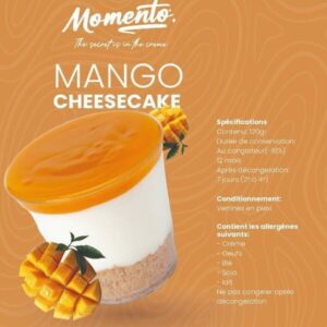 Dessert crémeux Mango Cheesecake120g