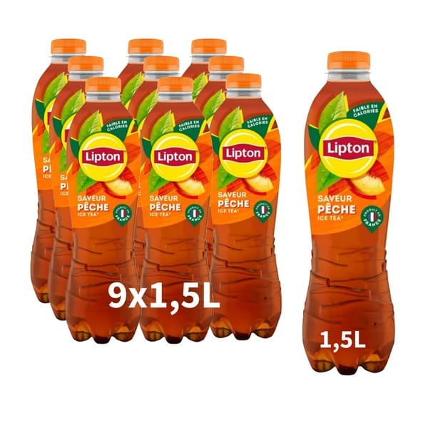 Lipton Ice Tea Pêche 9x1,5L