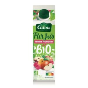 Pur jus de fruits Bio pomme framboise1L