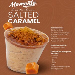 Dessert crémeux au caramel salé 120g