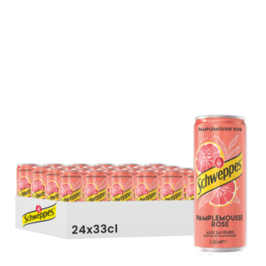Schweppes Pamplemousse Rose 24x33cl